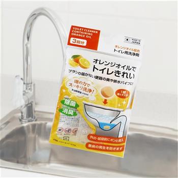 日本製橘子馬桶清潔碇-10g-3入×10組