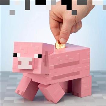 【Paladone UK】Minecraft 麥塊 小豬 3D造型存錢筒