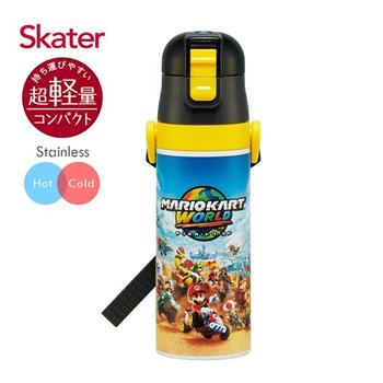 Skater不鏽鋼直飲保溫水壺(470ml) 瑪利歐World