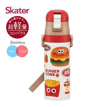 Skater不鏽鋼直飲保溫水壺(470ml) 漢堡Burger