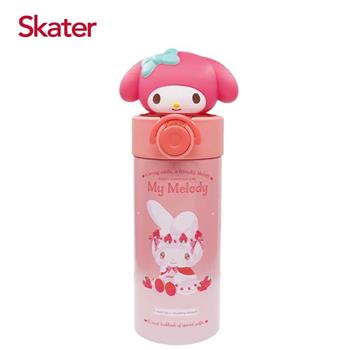 Skater 3D吸管不鏽鋼保溫瓶(420ml) 美樂蒂