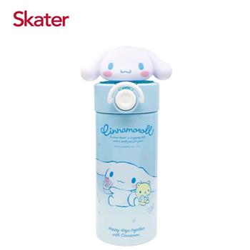 Skater 3D吸管不鏽鋼保溫瓶(420ml) 大耳狗