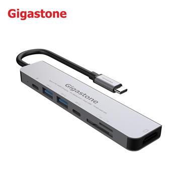 【Gigastone】7合1多功能 100W PD充電 Type-C HUB集線器 (Hub-P7)