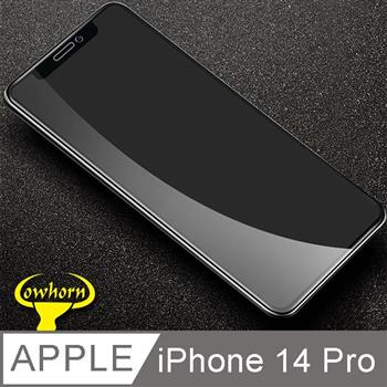 iPhone 14 Pro 2.5D曲面滿版 9H防爆鋼化玻璃保護貼 黑色