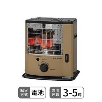 【TOYOTOMI 豐臣】適用3－5坪 傳統式煤油暖爐－沙色 RS－GE23T－TW