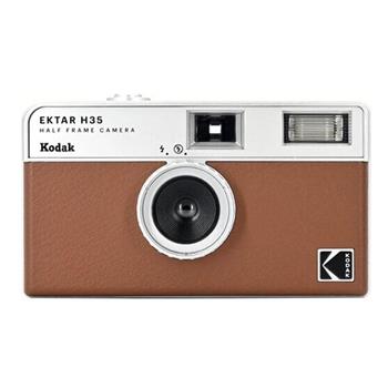 【Kodak 柯達】復古底片相機 Kodak Ektar H35半格機-焦糖棕