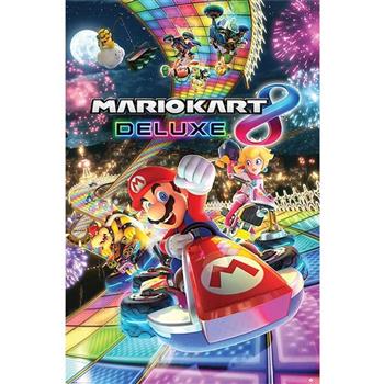 【任天堂】瑪利歐賽車8 豪華版遊戲封面海報 /SUPER MARIO