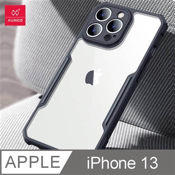 XUNDD 甲蟲系列 iPhone 13 防摔保護軟殼 炫酷黑