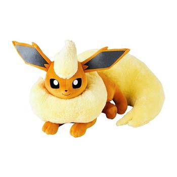 Pokemon寶可夢中心 等身大 趴姿布偶 伊布家族 玩偶 娃娃（火伊布）