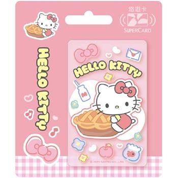 三麗鷗甜點時光SuperCard悠遊卡-Hello Kitty【受託代銷】