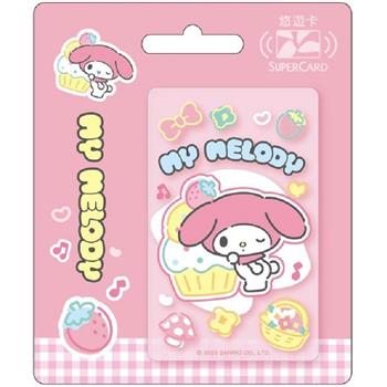三麗鷗甜點時光SuperCard悠遊卡-美樂蒂【受託代銷】
