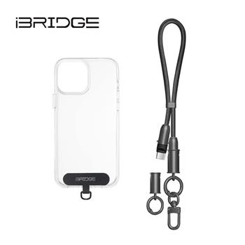 iBRIDGE 編織掛繩急速充電線-35cm