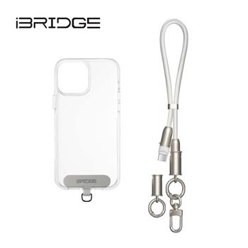 iBRIDGE 編織掛繩急速充電線-35cm