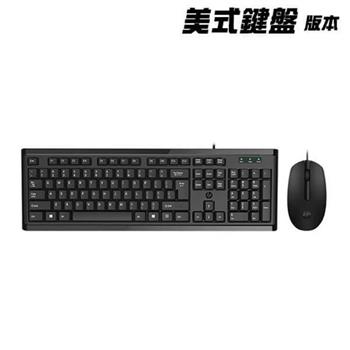 【HP 惠普】KM10 有線鍵鼠組 (美式鍵盤無倉頡注音）