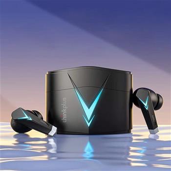 【Lenovo 聯想】 LP6 半入耳式電競遊戲藍芽耳機-黑