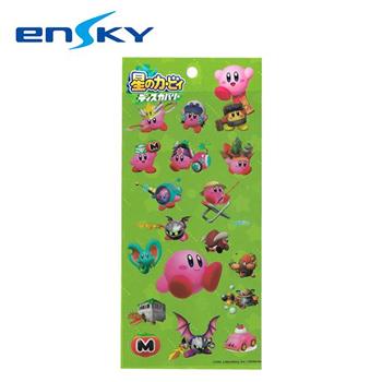 星之卡比 透明貼紙 日本製 貼紙 手帳貼 裝飾貼紙 卡比之星 Kirby
