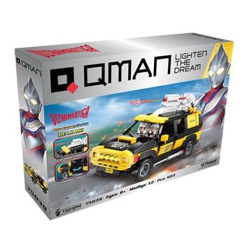 QMAN 超人力霸王 德拉姆巡邏車 QM30511 啟蒙積木 Keeppley 公司貨