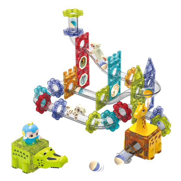 小牛津-動物樂園滾珠磁力片(104 pcs)