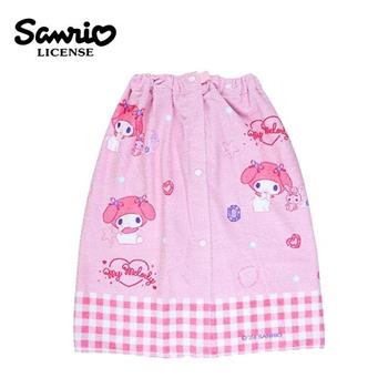 美樂蒂 鬆緊帶浴裙 毛巾 浴巾 My Melody 三麗鷗 Sanrio
