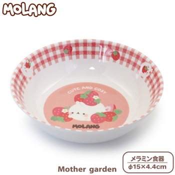 【萌浪兔MOLANG】草莓深盤15cm