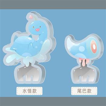 《水怪這種生物》水怪叉叉好飯友壓克力組