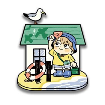 原創黃色小孩大自組版