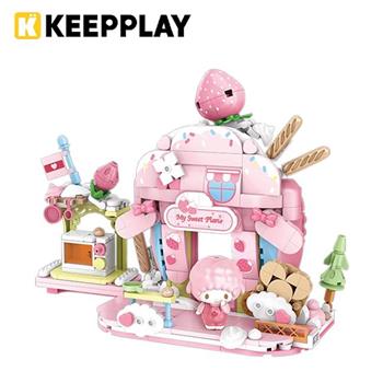 KEEPPLAY 積木公仔 三麗鷗 商店街系列 彼安諾 解壓蛋糕坊 益智玩具 玩具 PIANO 啟蒙
