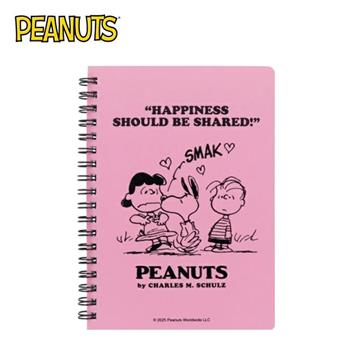 史努比 B6 點點筆記本 日本製 筆記本 記事本 點狀筆記本 Snoopy PEANUTS