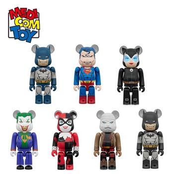 隨機1款 BE@RBRICK CHASE 蝙蝠俠 緘默 盒玩 公仔 擺飾 庫柏力克熊 積木熊 貓女