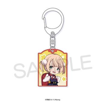 藤崎ひかり2026個展 大頭貼風壓克力鑰匙圈-上學去ver