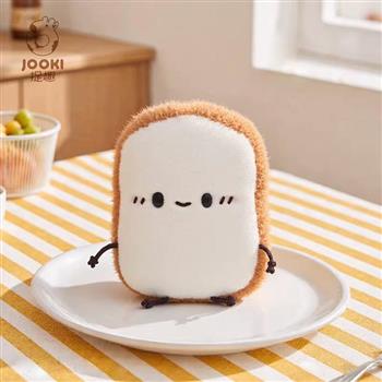 【JOOKI 捉趣】精品娃娃玩偶 下午茶系列-吐司(10*12cm)【贈品牌束口袋】