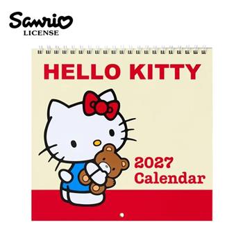 凱蒂貓 2027掛曆 日本製 月曆 年曆 行事曆 Hello Kitty 三麗鷗 Sanrio