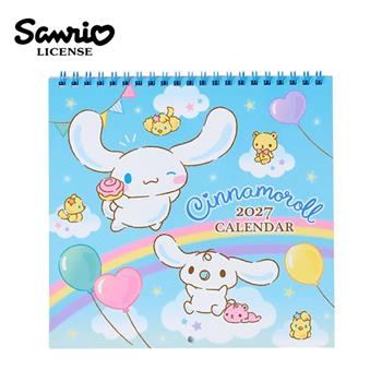 大耳狗 2027掛曆 日本製 月曆 年曆 行事曆 喜拿 Cinnamoroll 三麗鷗 Sanrio