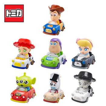 隨機1款 TOMICA TUNES 玩具總動員5 小汽車 抽抽樂 胡迪 翠絲 巴斯光年 牧羊女 三眼怪 玩具車 多美小汽車
