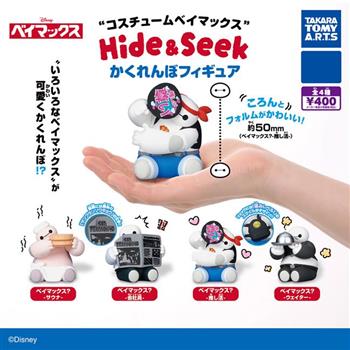 全套4款 杯麵 躲貓貓公仔 扭蛋 轉蛋 捉迷藏公仔 大英雄天團 迪士尼 Disney TAKARA TOMY