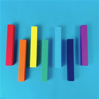 【允拓】正直橡皮擦 繽紛彩虹系-全7色,7PCS/組