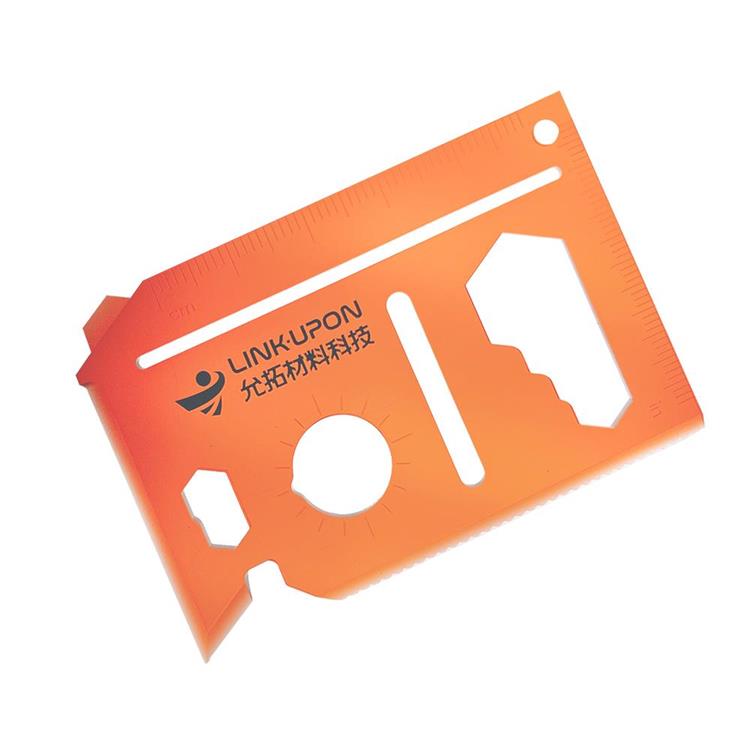 【允拓】十合一多功能工具卡(透紅色)1PC/組