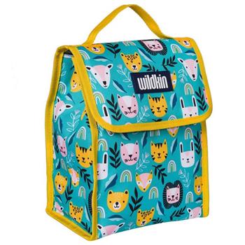 美國 Wildkin 55040 派對動物 直立式午餐袋/便當袋/保溫袋(3歲以上)