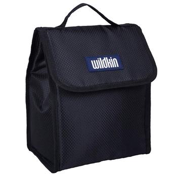 美國 Wildkin 55523 黑鑽菱格 直立式午餐袋/便當袋/保溫袋(3歲以上)