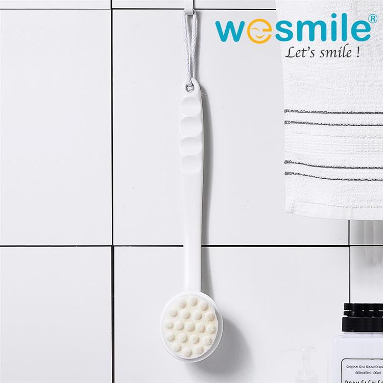 【wesmile】超濃密細軟毛洗澡刷（二用可拆卸式）