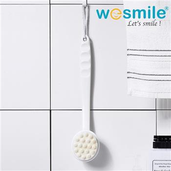 【wesmile】超濃密細軟毛洗澡刷（二用可拆卸式）