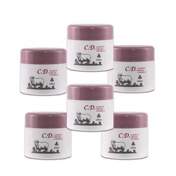【澳洲Natures Care】C.D. 綿羊霜含維他命E(6入組 250g/罐) 即期品-2026年10月到期