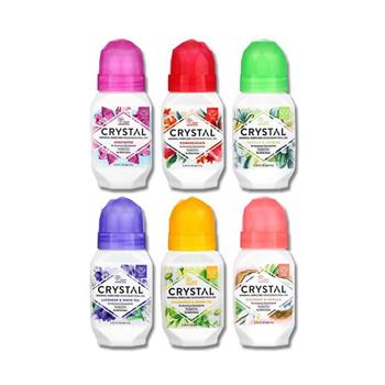 美國CRYSTAL-長效淨味約24小時滾珠型礦物鹽液體除臭劑66ml/瓶(運動異臭袪味劑/全天乾爽體香露/腋下去味消臭劑/除身體異味體香膏)