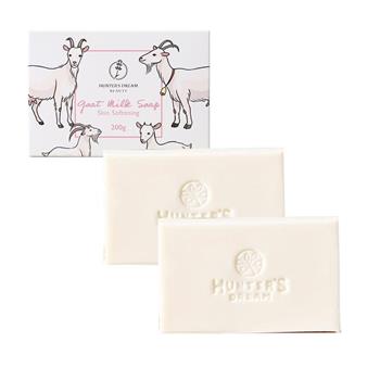澳洲Hunter‘s Dream 獵人谷之夢 頂級山羊奶滋潤皂(2入組 200g/盒) 即期品-2027年5月到期