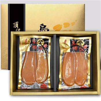 晶鱻烏金 五兩烏魚子兩片 金賞禮盒+提袋