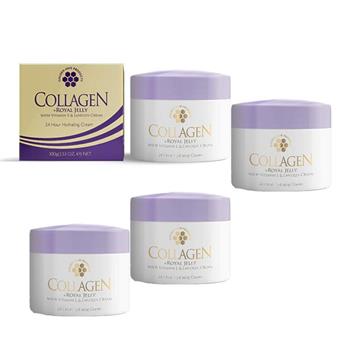 澳洲 Golden Hive 膠原蛋白蜂王漿綿羊霜含維他命E 4入組100g 即期品-2027年10月到期