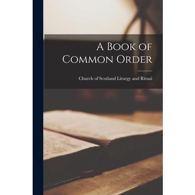 A Book of Common Order