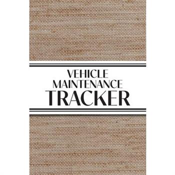 Vehicle Maintenance Tracker (Textured Paper Rust Orange)