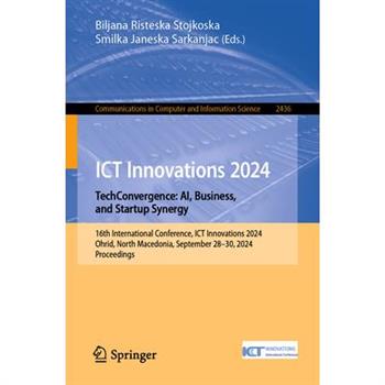 ICT Innovations 2024. Techconvergence: Ai, Business, and Startup Synergy
