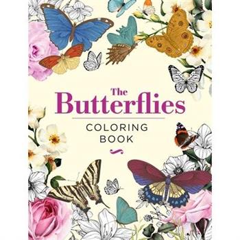 The Butterflies Coloring Book